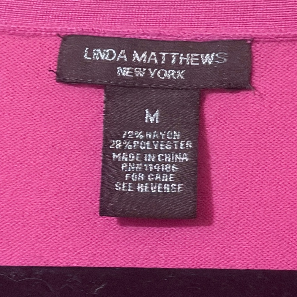 Vibrant Pink Women's Cardigan - Picture 2 of 4